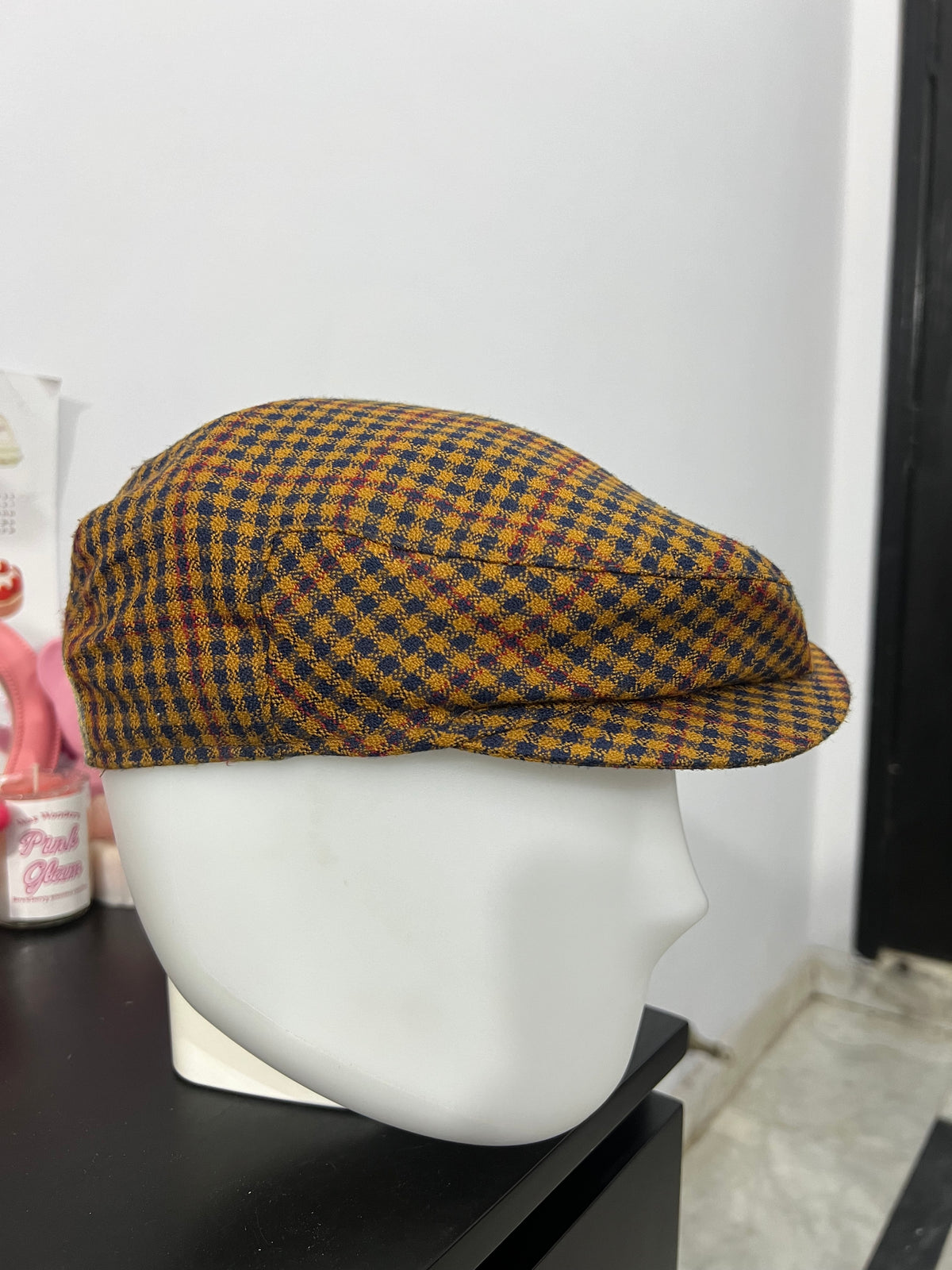 Checkered Flat Cap