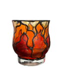 Fire Glass Candle Holder