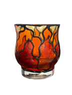 Fire Glass Candle Holder