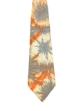 Orange Floral Tie