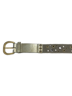 Green Studded Canvas Belt