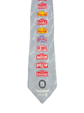 Vintage Car Show Ralley Labels Tie