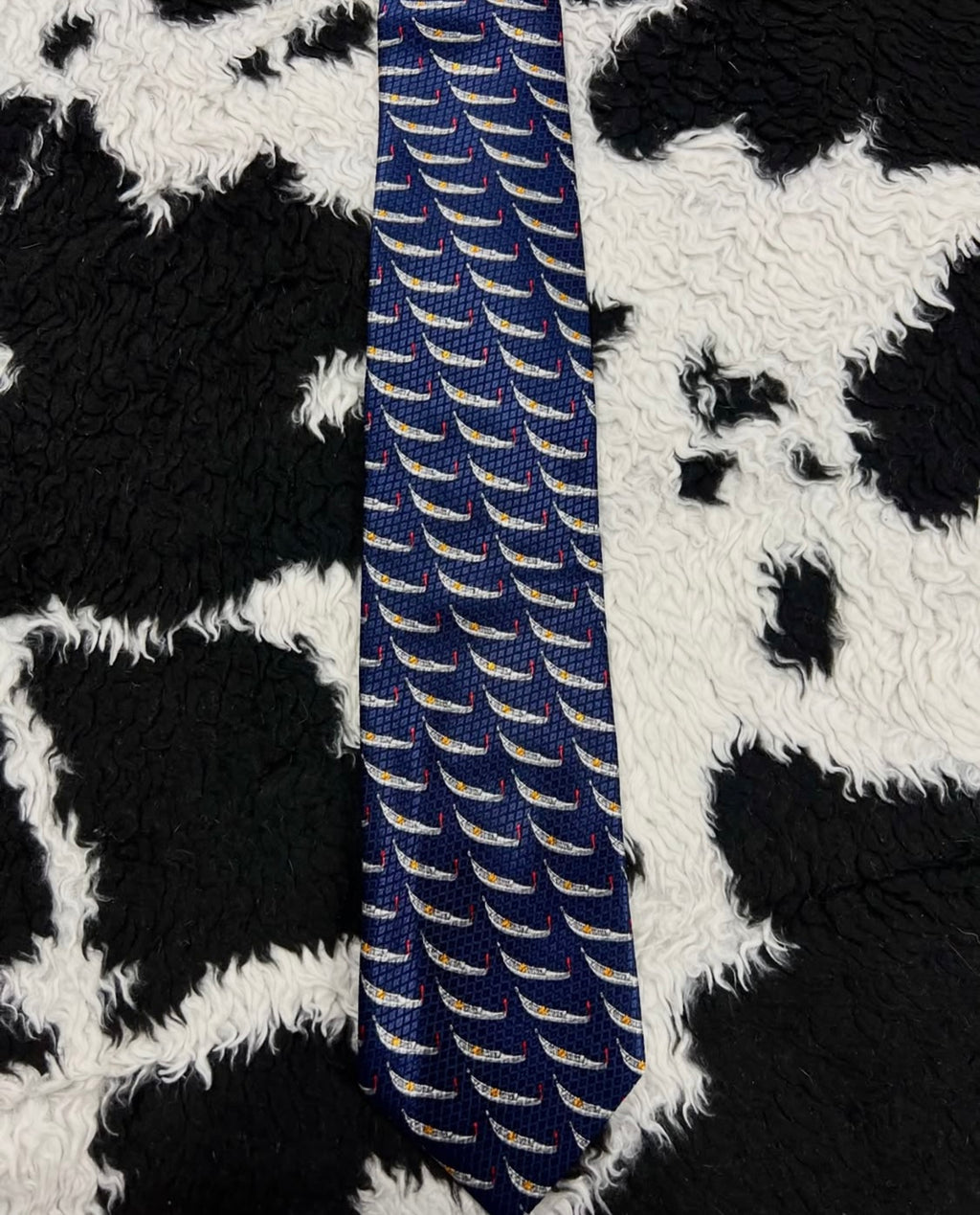 Blue Boats Tie
