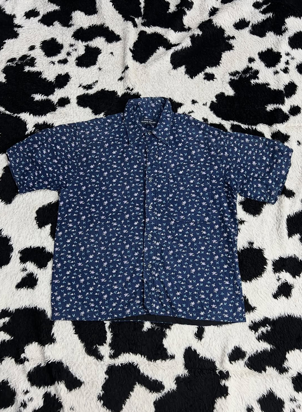 Glove House Half-Sleeve Floral Buttonup