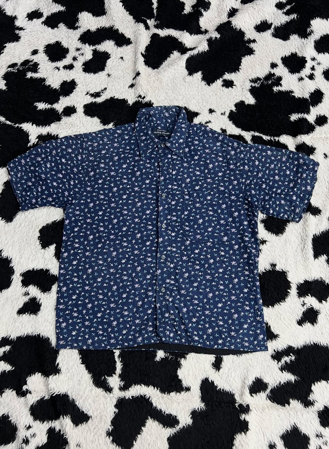 Glove House Half-Sleeve Floral Buttonup