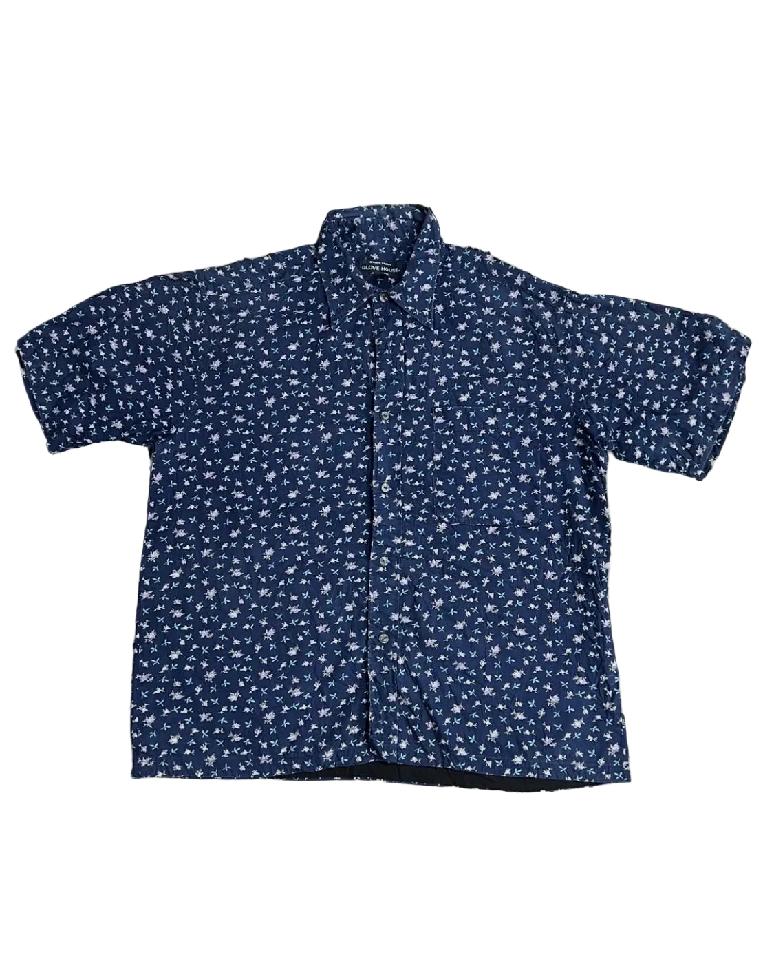 Glove House Half-Sleeve Floral Buttonup