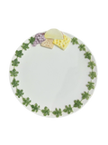 Vintage Cheese & Grapes Ceramic Plate