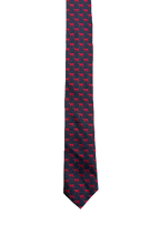 Narrow Red Dogs Tie