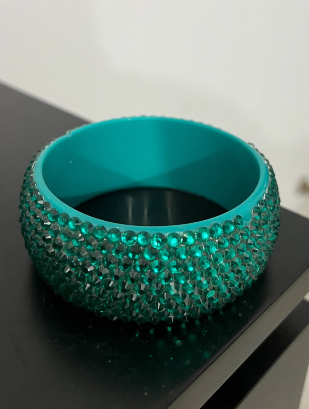 Teal Bedazzled Bangle