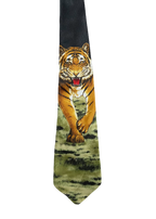 Fratello Roaring Tiger Graphic Tie