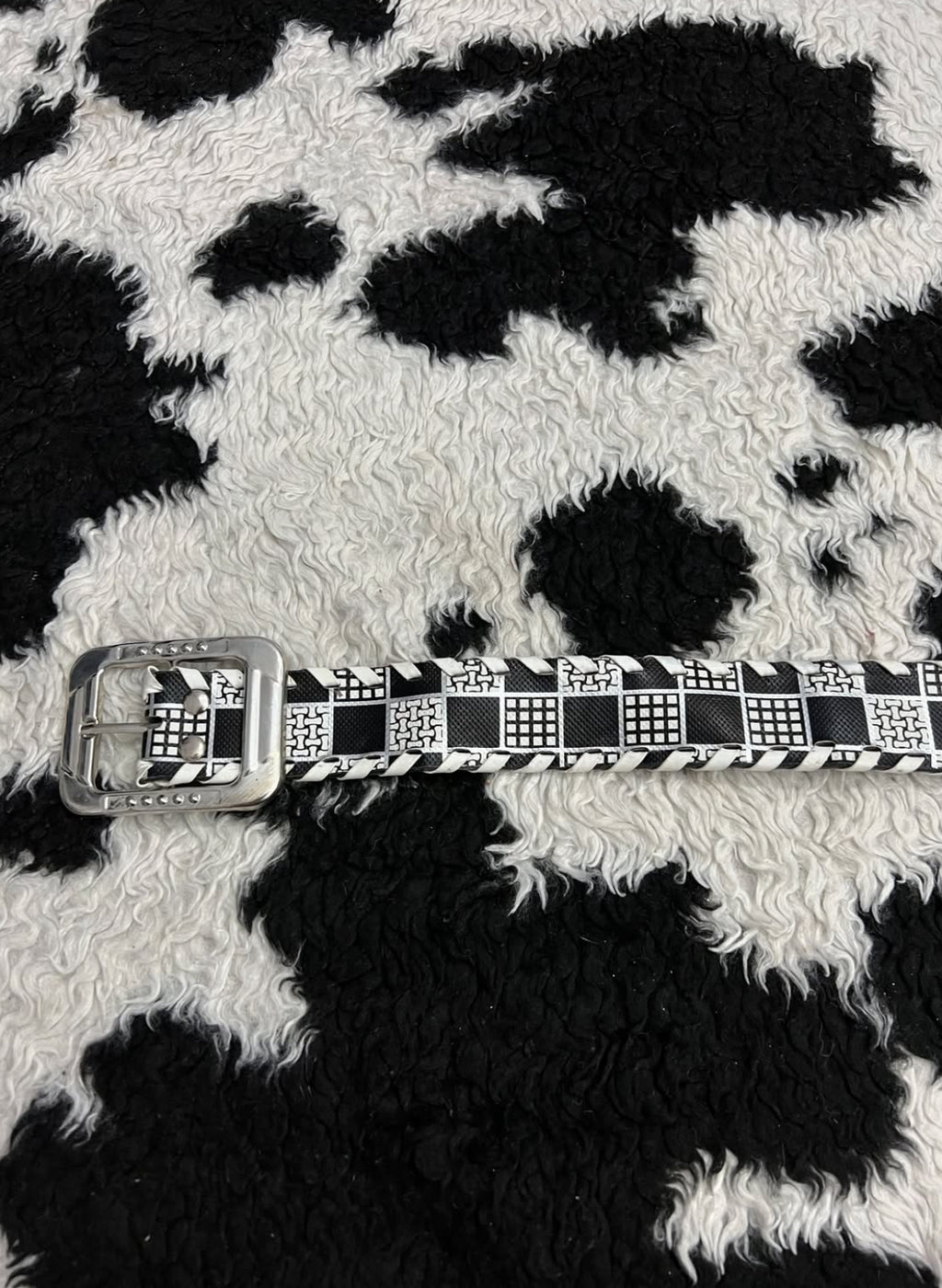 Black & White Boxy Belt