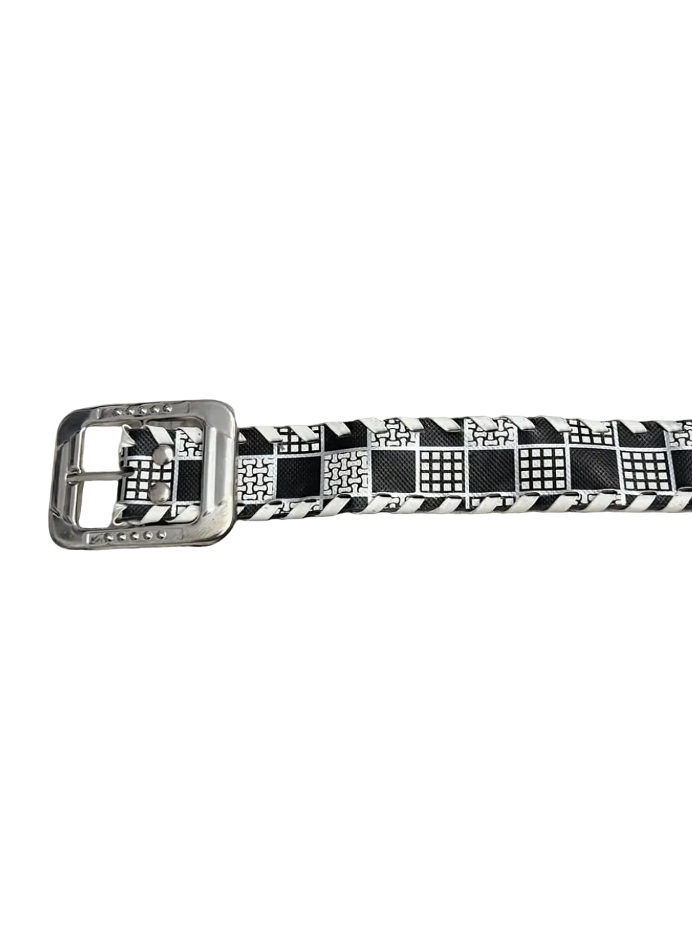 Black & White Boxy Belt