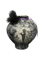 Heart Stone Painting Bottle