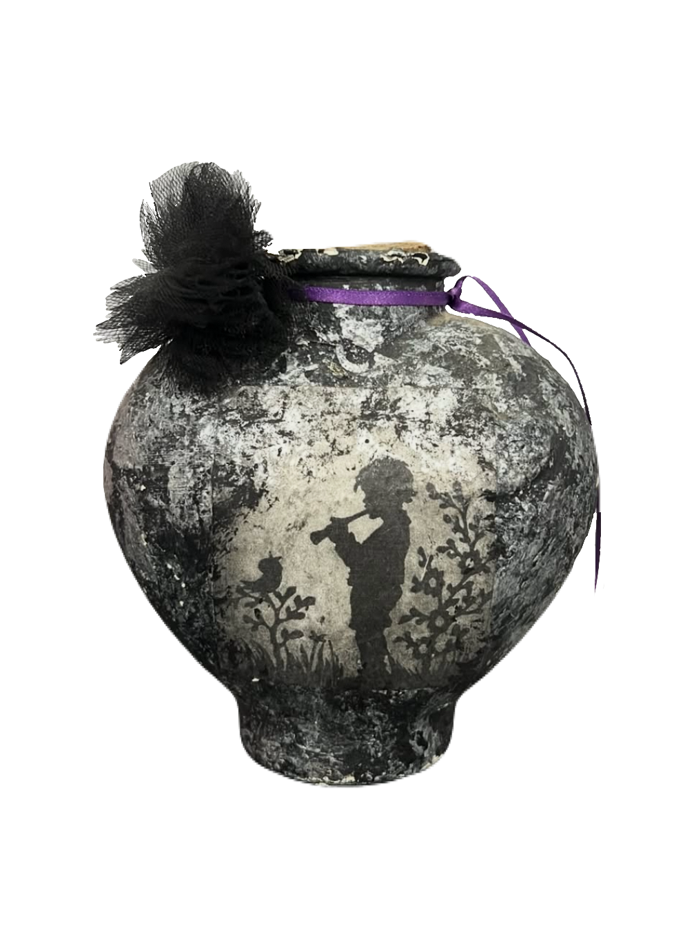 Heart Stone Painting Bottle