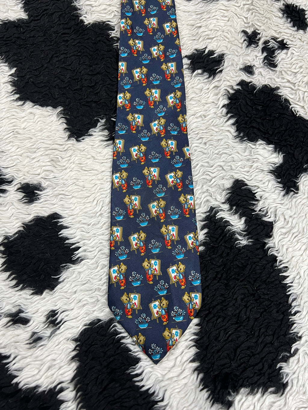 Artist Teddy Painting Tie