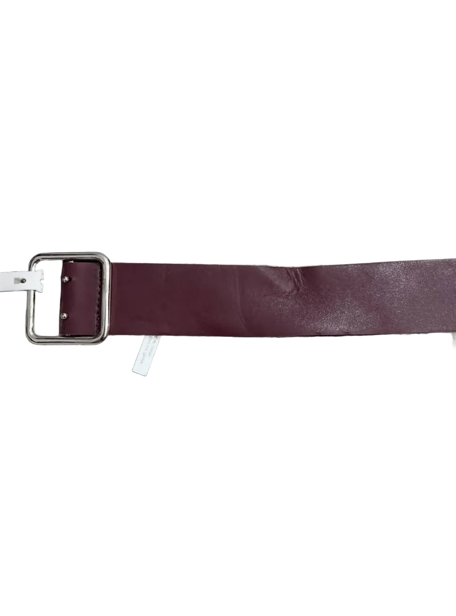 Plum Wide Belt