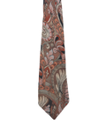 Littlewoods Brown Fully Embroidered Tie