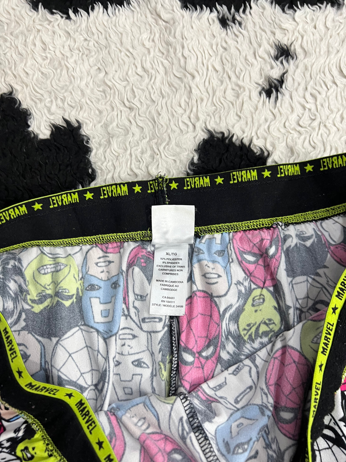 Marvel Characters PJs (Large - Extra Large)