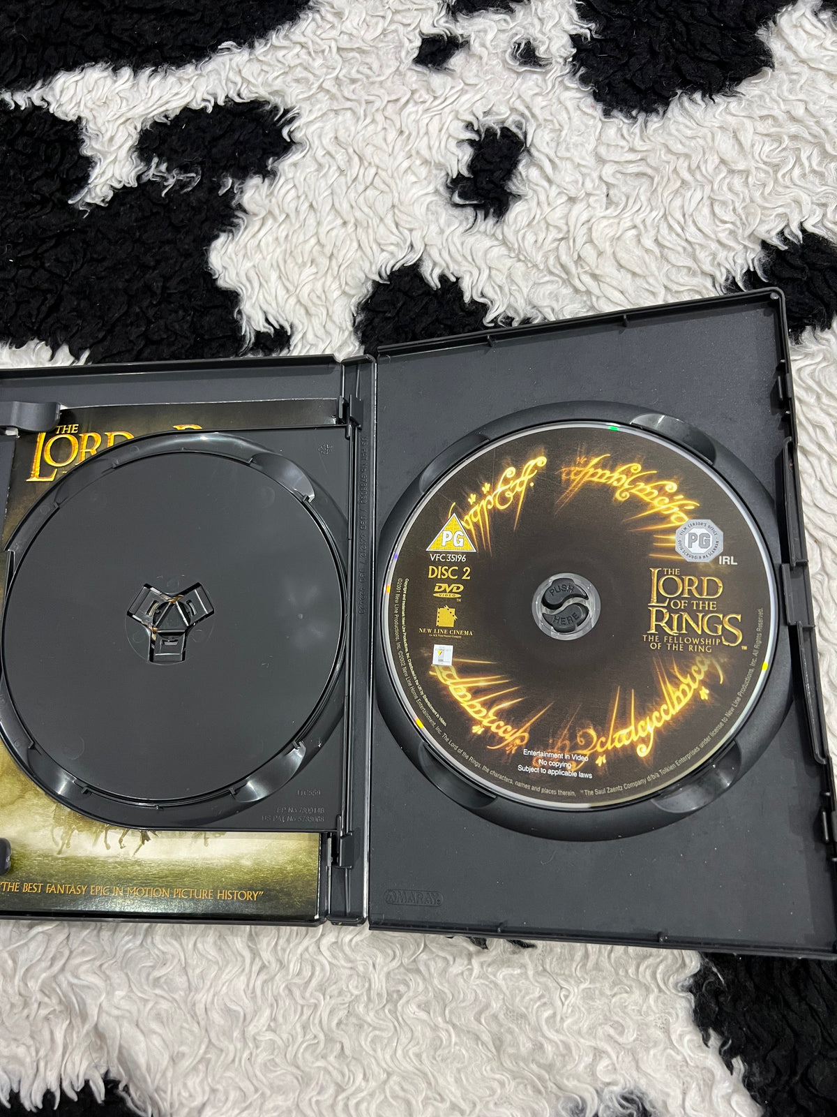Lord of the Rings DVDs (Two Disc Sets)