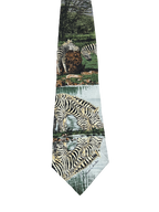 Vintage 1995 Zebras by Simon Combes Tie