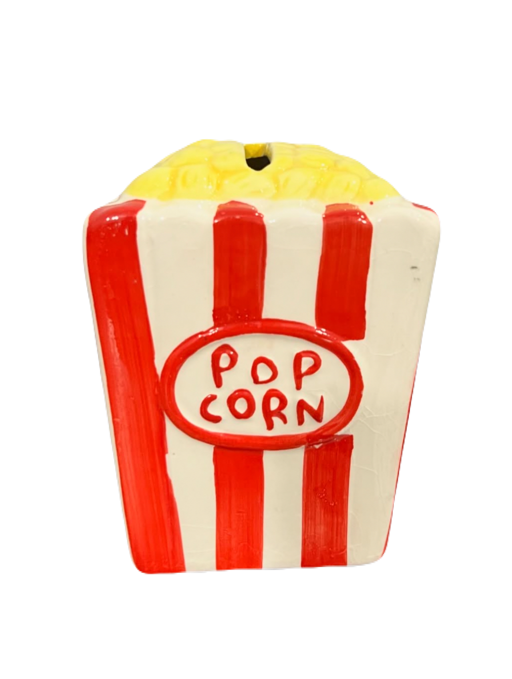 Popcorn Ceramic Coin Collector