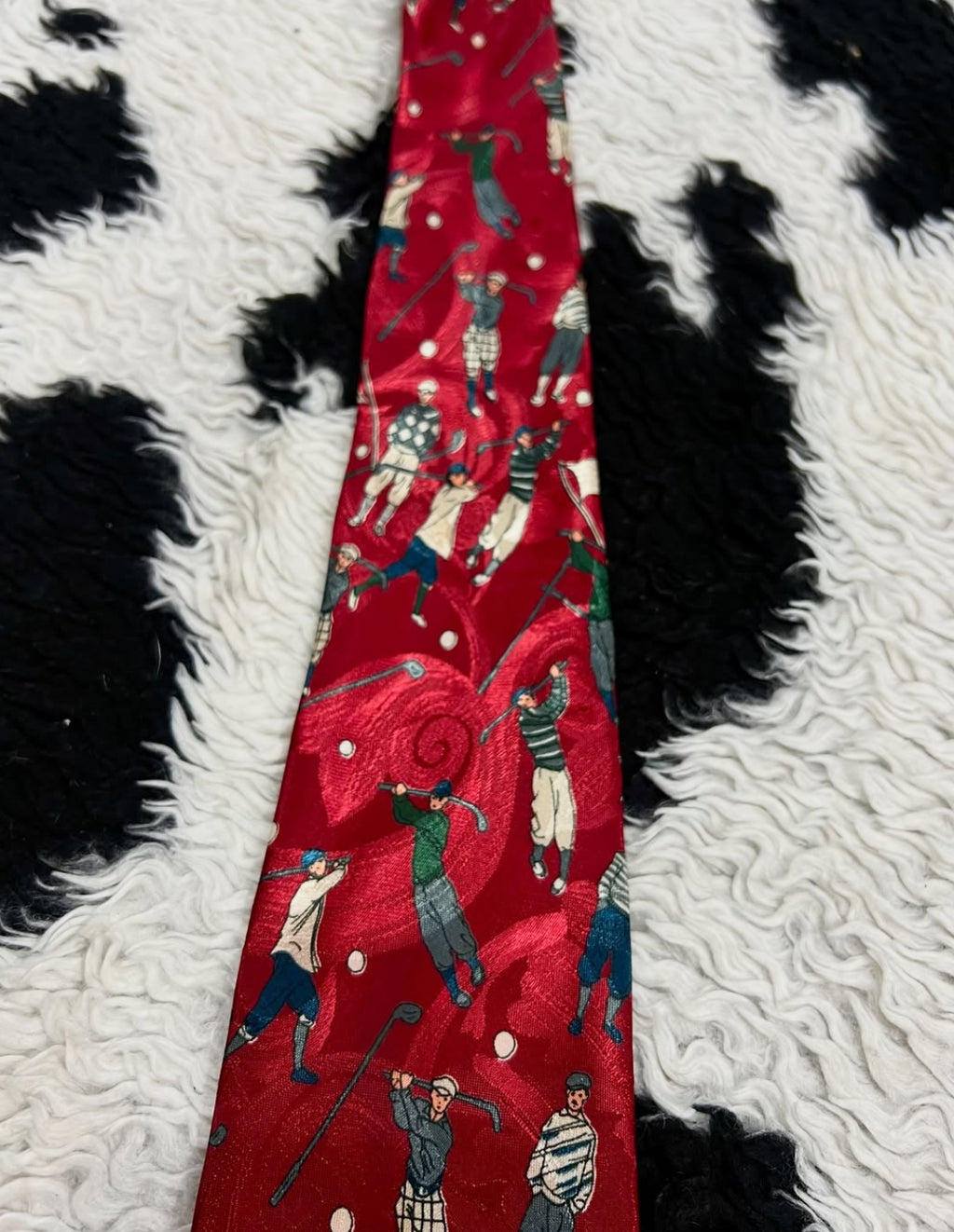 Red Golfing Tie