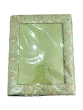 Green Floral Fabric Photo Frame (New)