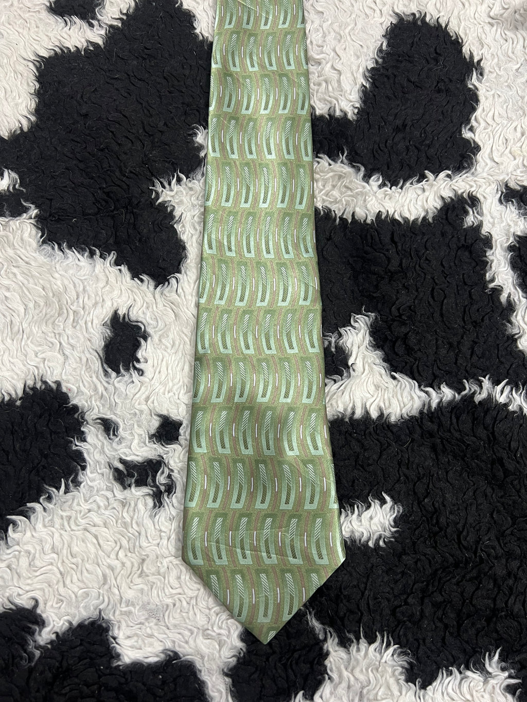 Via Europa Green Tie