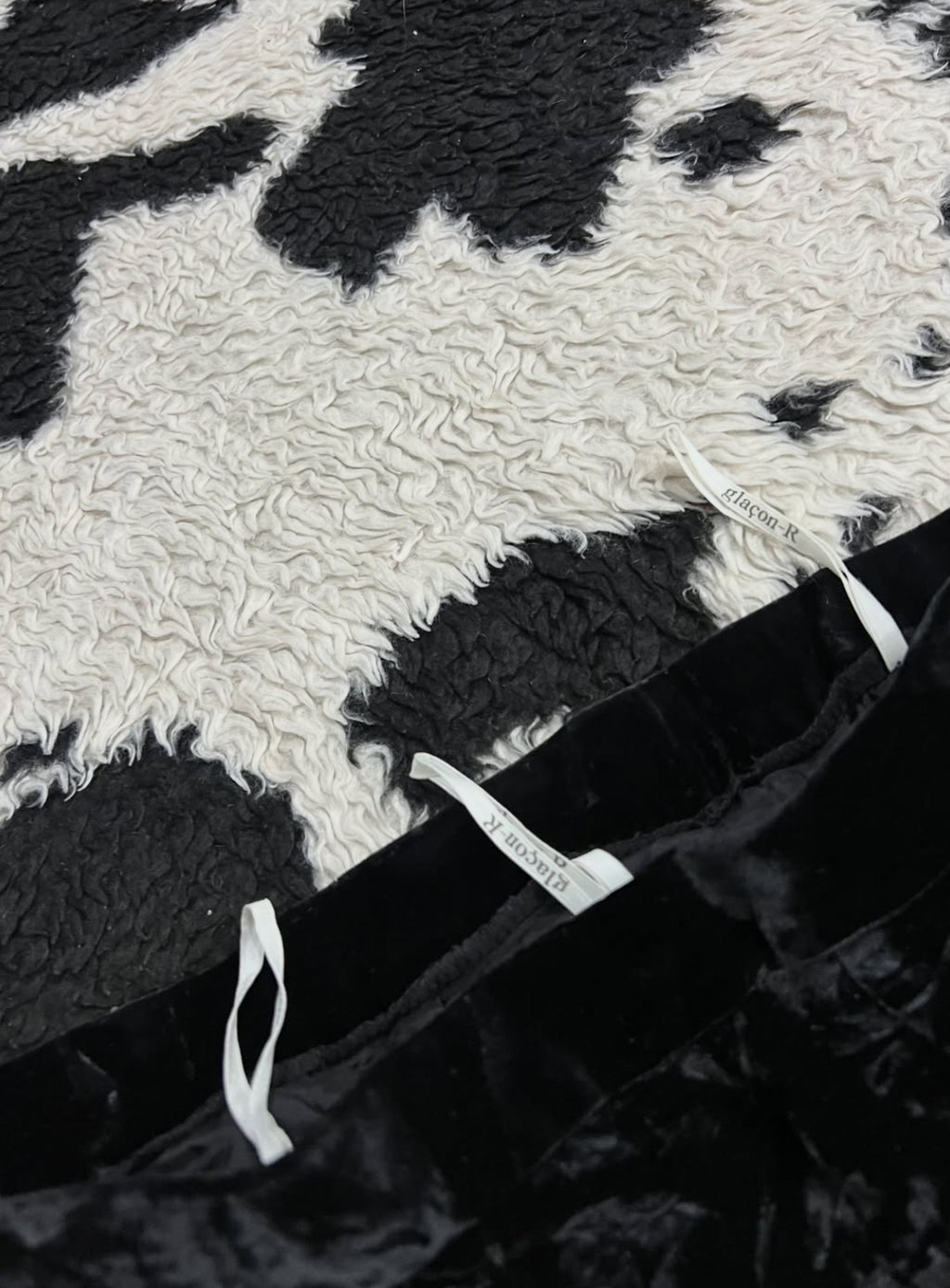 Long Black Velvet Skirt