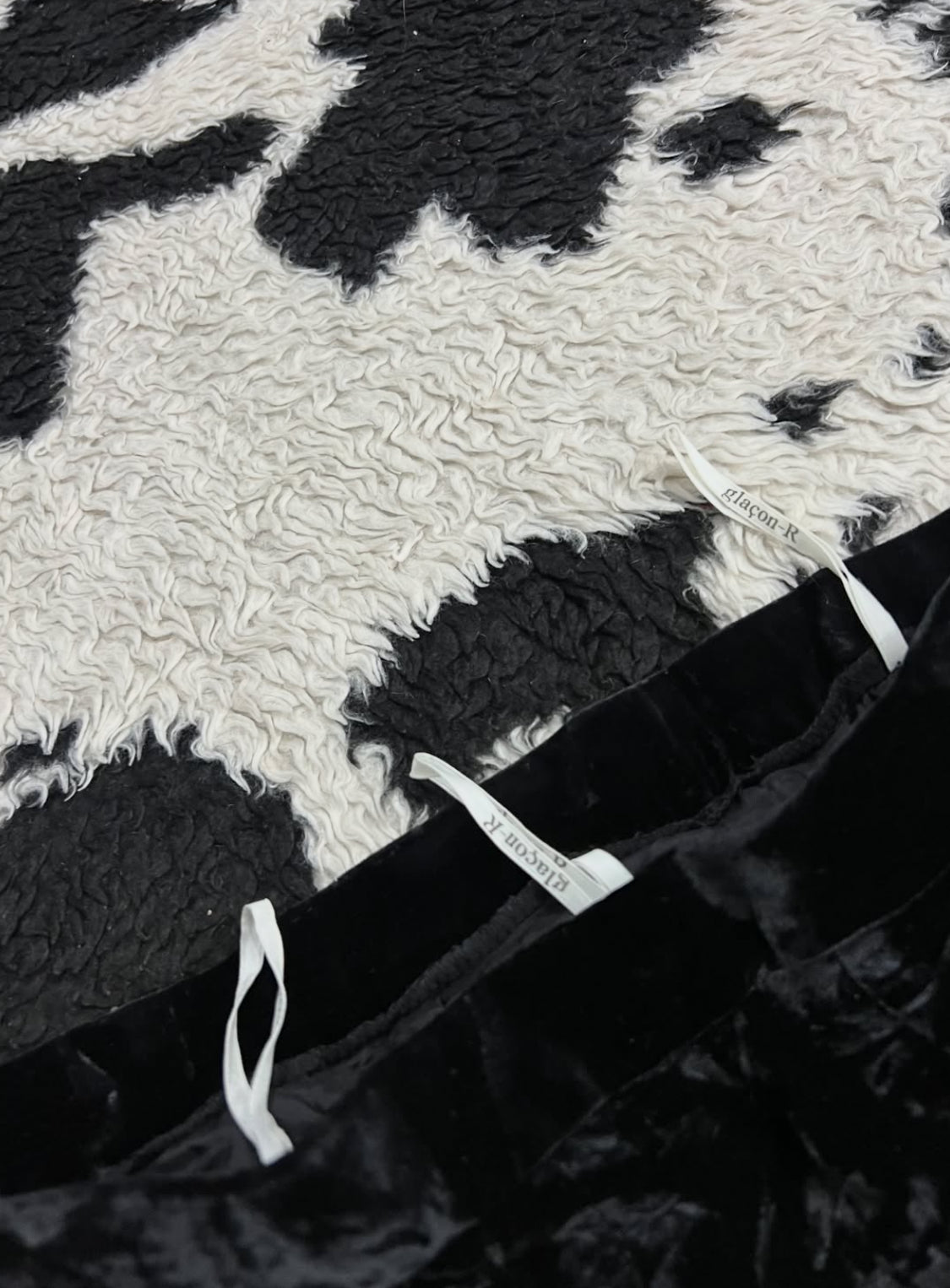 Long Black Velvet Skirt