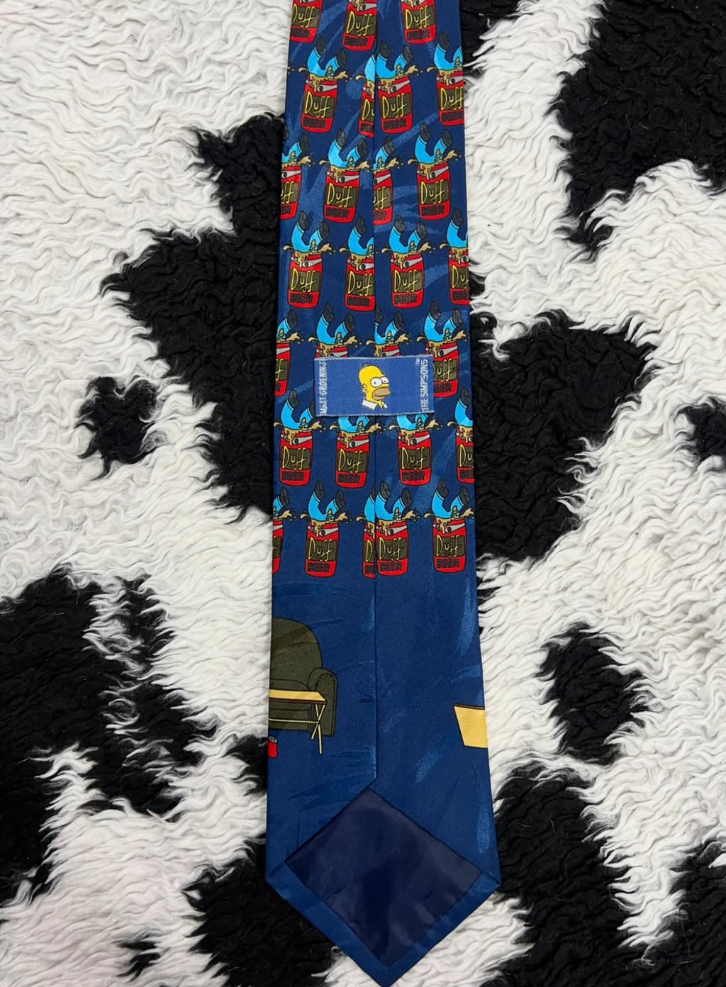 Homer Simpson on Couch Tie