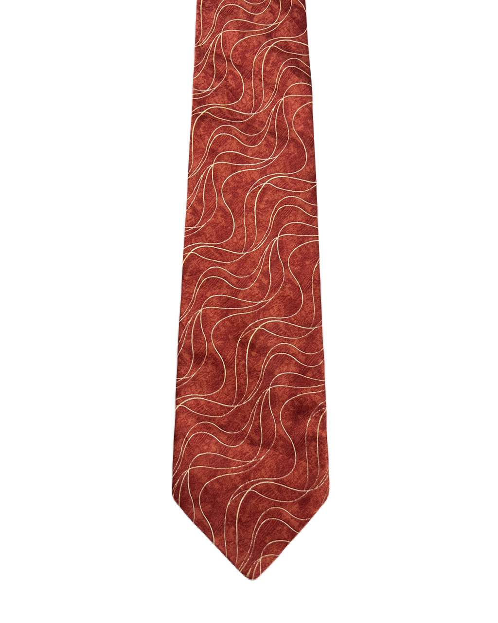 Pierre Pacha Orange & Gold Tie