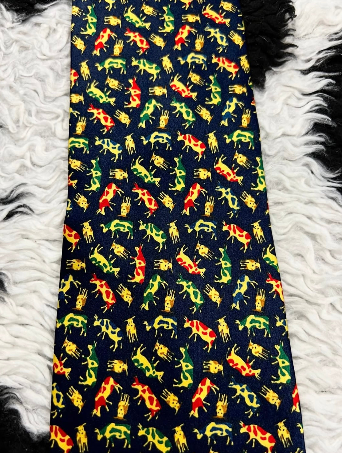 Floating Cows Tie