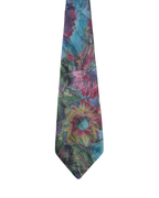 Gilt Edge Blue & Pink Floral Tie