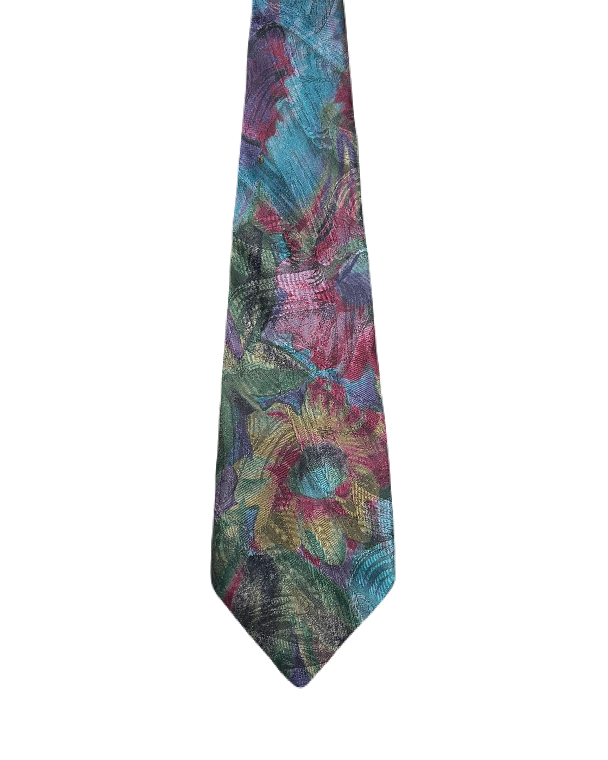 Gilt Edge Blue & Pink Floral Tie