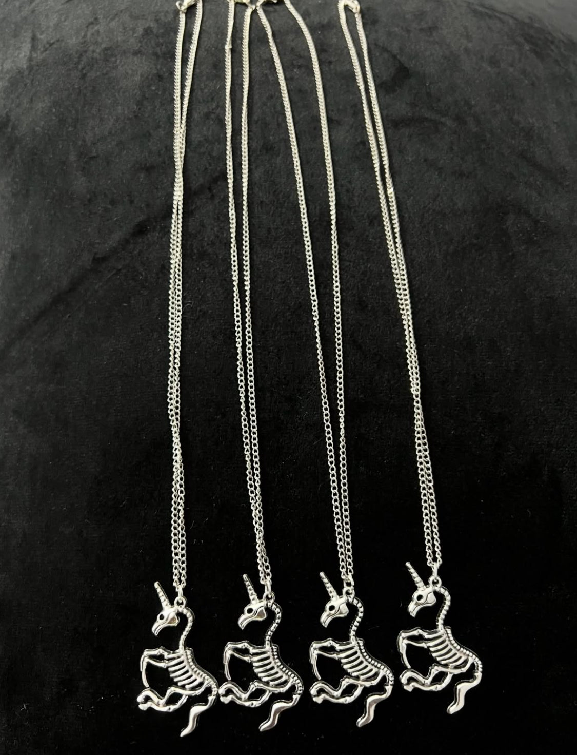 Unicorn Skeleton Necklace