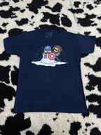 Marvel Winter Soldier Captain America Snowman Tee (Medium - Large)