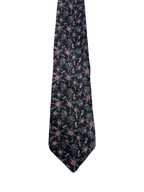 BRICE Black Floral Tie