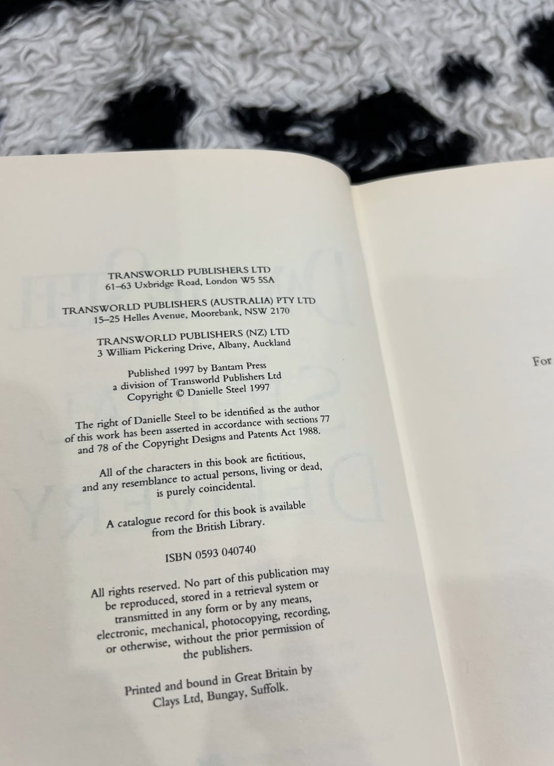 Special Delivery Book by Danielle Steele