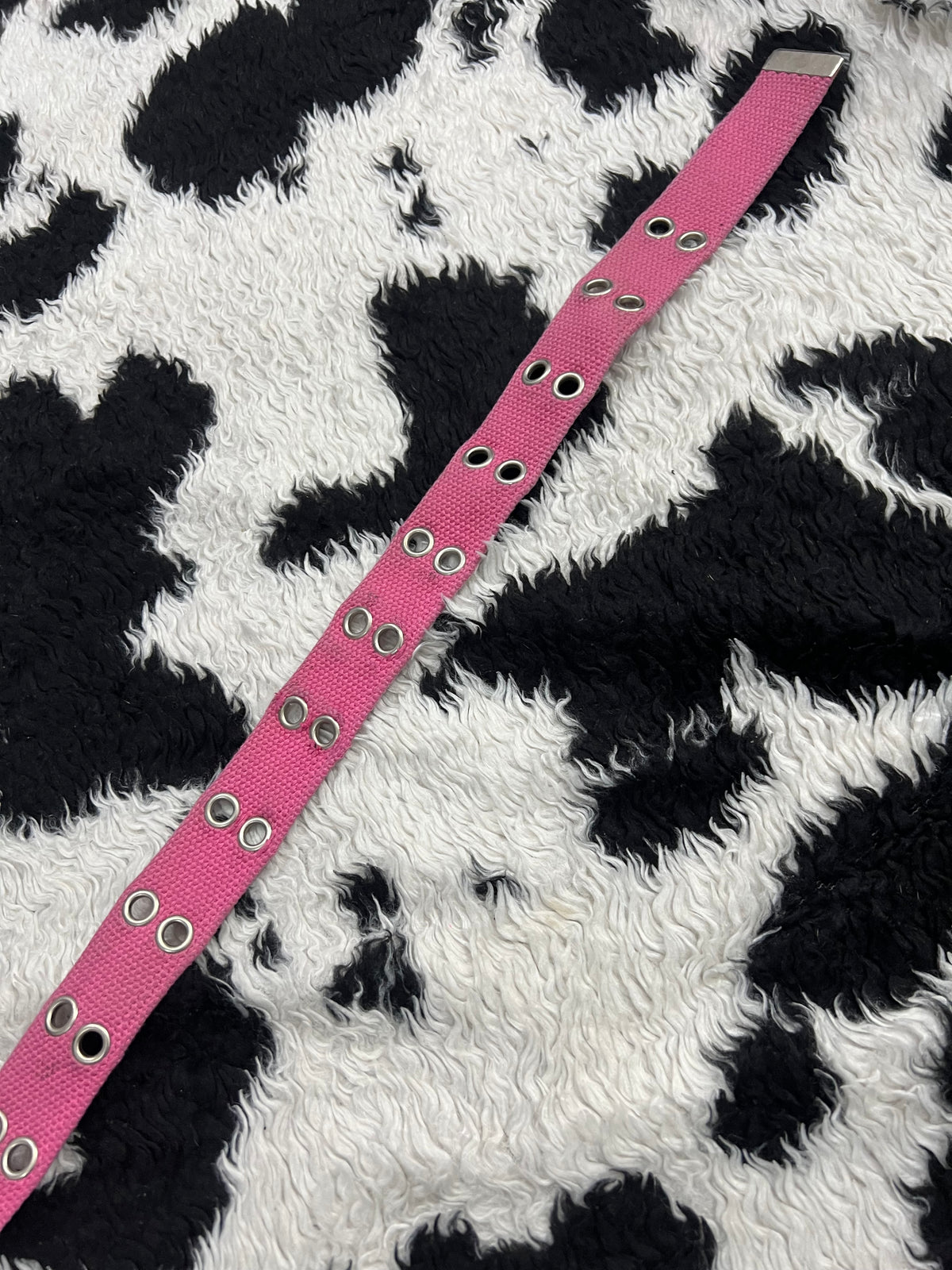 Pink Double Hole Belt