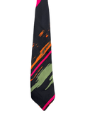 Black Abstract Art Tie