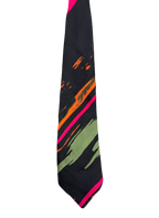 Black Abstract Art Tie