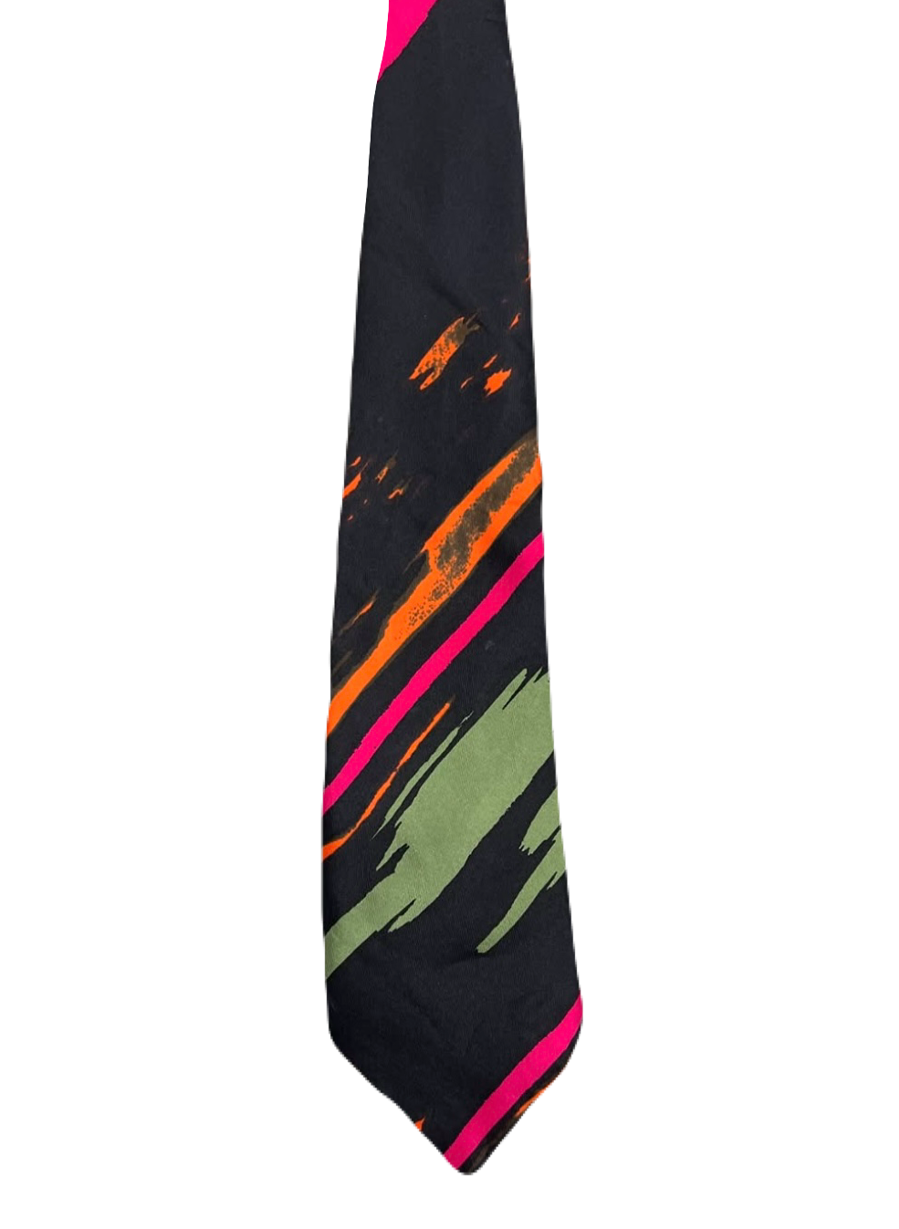 Black Abstract Art Tie