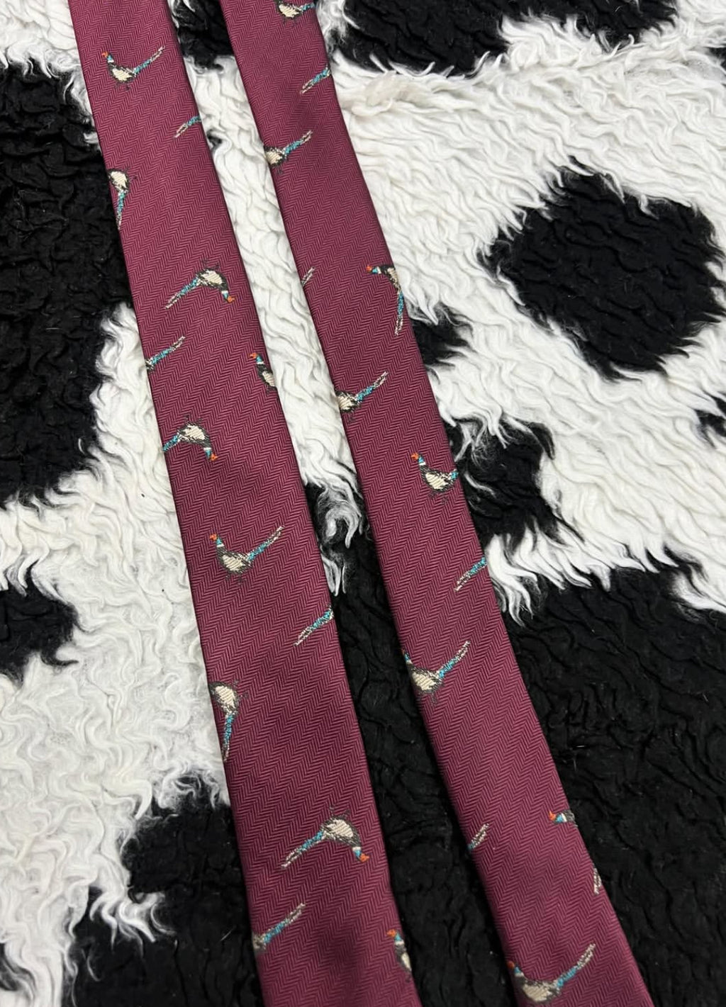 Narrow Pheasants Tie