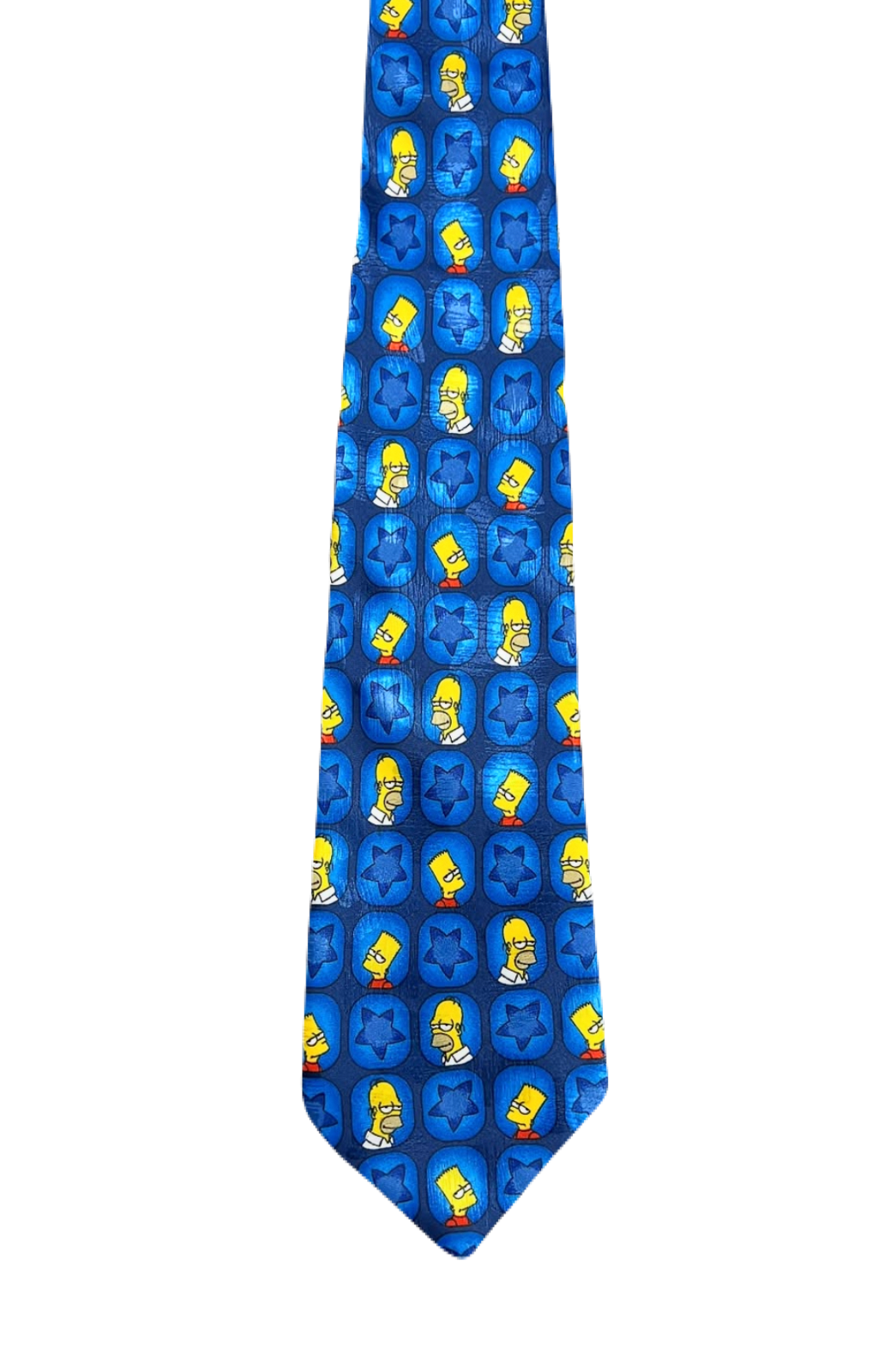 Vintage 1999 Homer & Bart Simpson Stars Tie