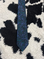 Pierre Pascal Narrow Embroidered Paisley Tie
