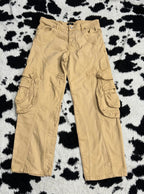 Tan Detailed Cargo Pants (Waist 36)