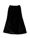 Long Velvet Black Skirt