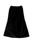 Long Velvet Black Skirt