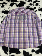 Petroleum Embroidered Buttonup